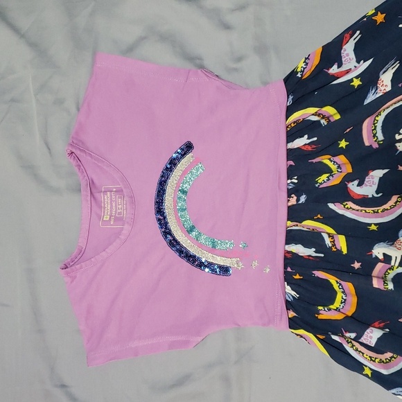 3/$35 Girl's unicorn dress - Picture 2 of 5